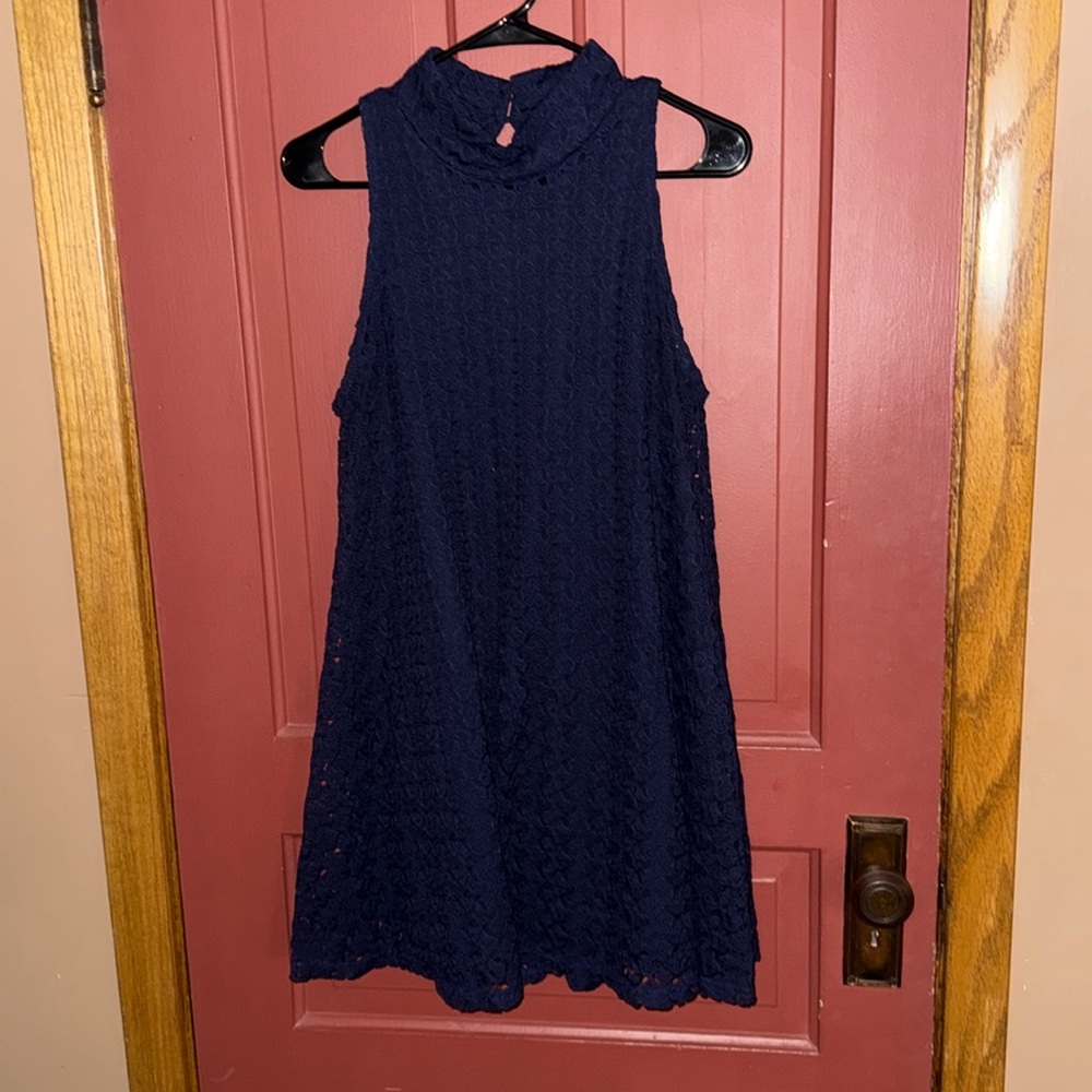 Great condition blue pattern dress